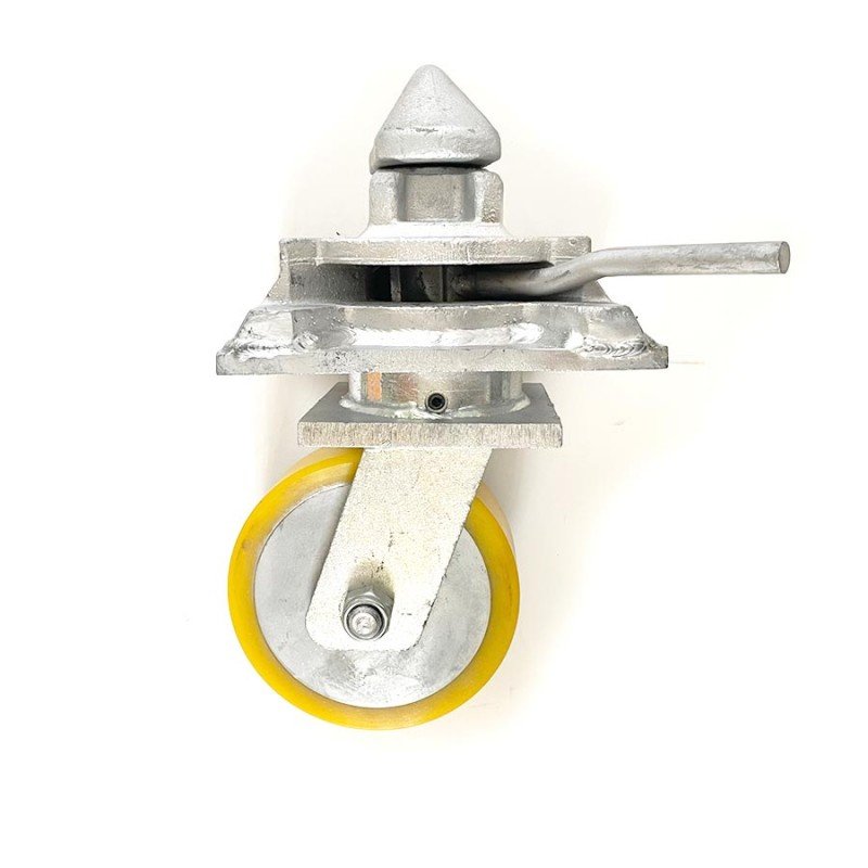 Kit Ruote Per Contenitore Da 9000LB Con Mandrino Bullonato – Cerchio 8x6.5 – NUOVO